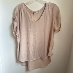 Live 4 Truth Light Pink V-Neck Blouse
